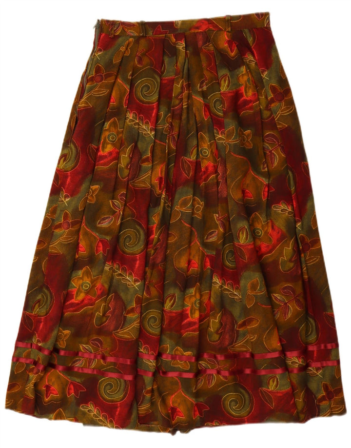 Gonna a trapezio da donna ORIGINAL ALPEN TRACHTEN EU 38 Media W26 Bordeaux