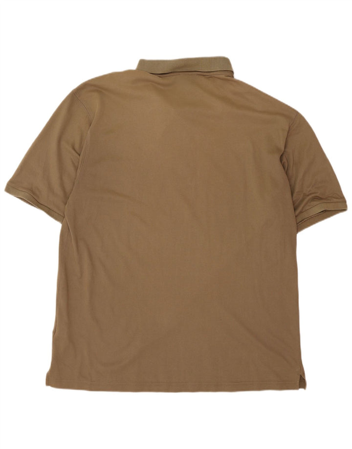 Polo da uomo CHAMPION 2XL in cotone marrone