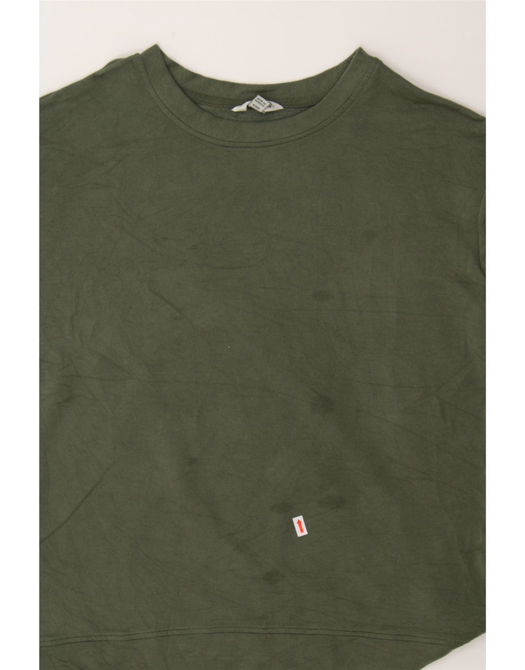 ORVIS Womens Sweatshirt Jumper UK 14 Medium Khaki Modal Vintage Orvis and Second-Hand Orvis from Messina Hembry 