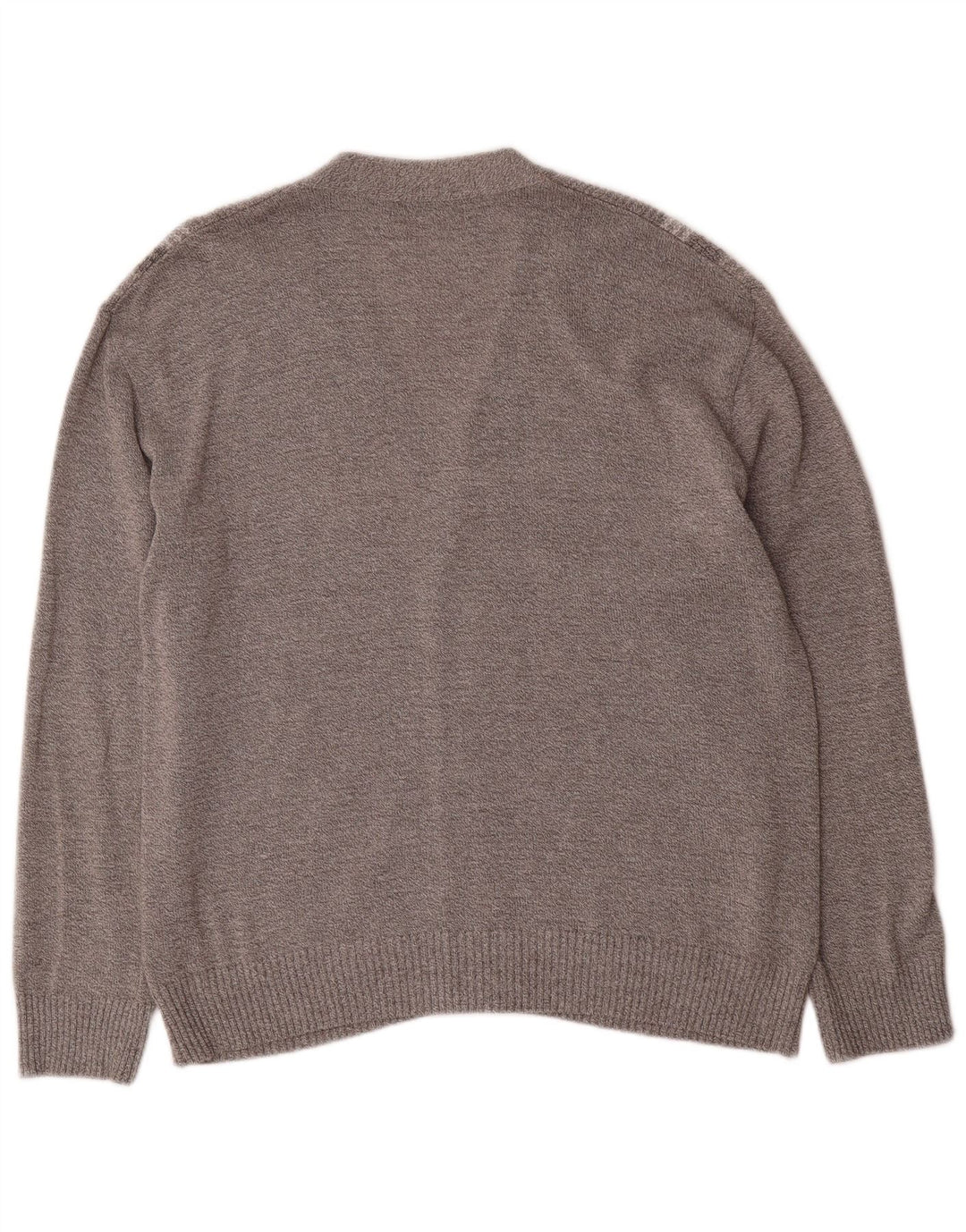 Maglione cardigan da uomo Senator IT 52 cotone a righe grandi grigie