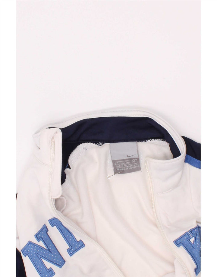 Giacca da tuta grafica Nike da ragazzo, 4-5 anni, piccola, colore bianco