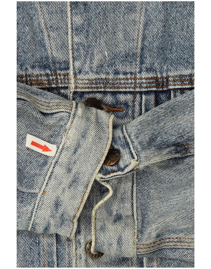 Giacca di jeans vintage da uomo UK 36 piccola blu