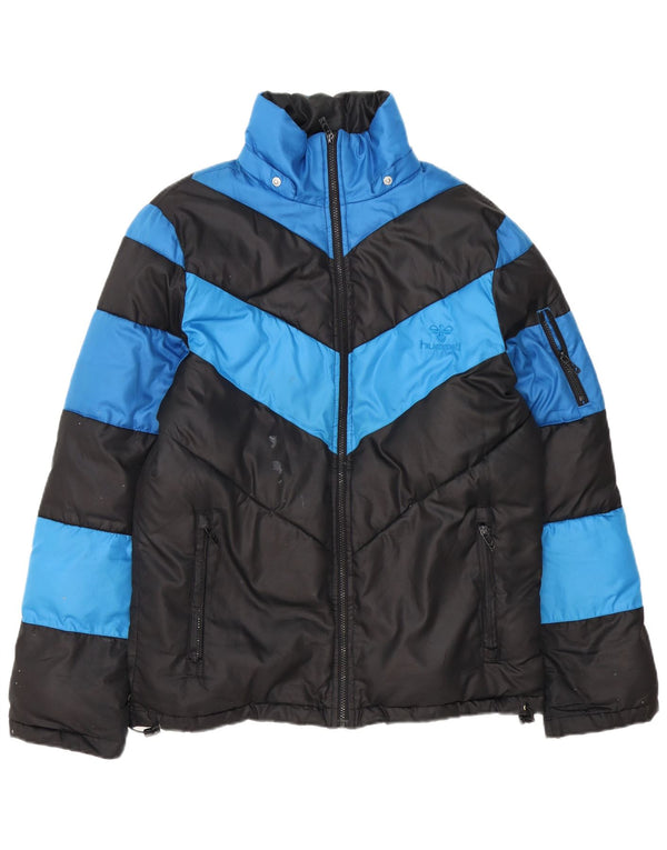 Giacca imbottita da uomo Hummel UK 38 Poliestere color block medio nero