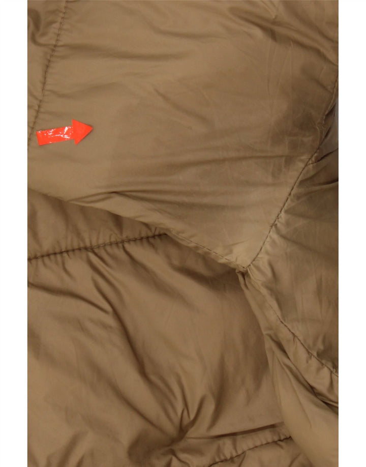 Giacca imbottita con cappuccio da uomo Zara UK 36 piccola beige