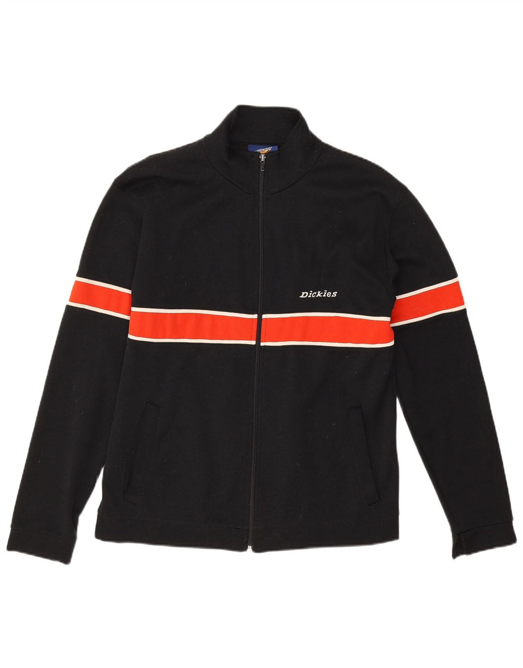 Dickies Giacca da tuta da uomo in cotone color block medio nero