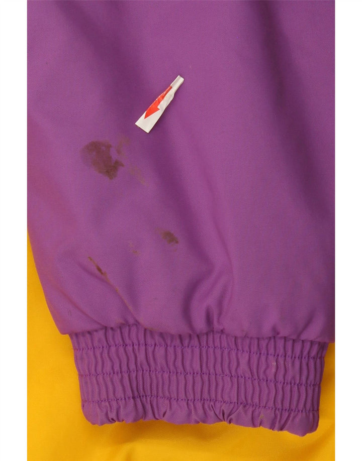 Giacca da sci vintage da uomo IT 46 piccola in poliammide color block multicolore