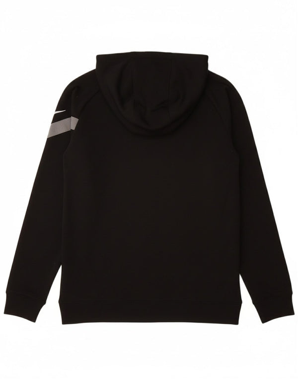 Maglione con cappuccio grafico NIKE da ragazzo Dri Fit 12-13 anni Large nero in poliestere