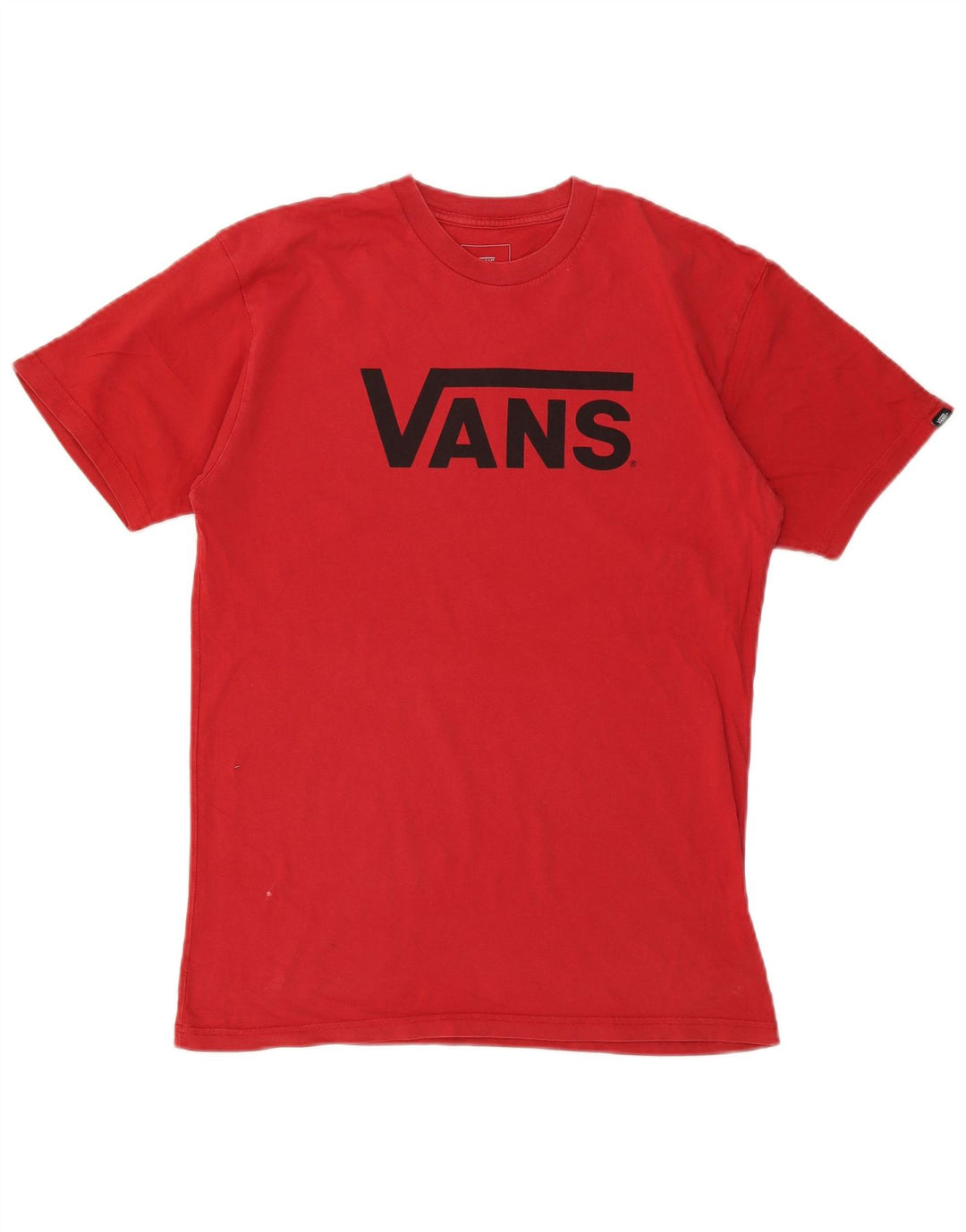 T-shirt grafica da uomo con vestibilità classica Vans, maglietta rossa media, in cotone