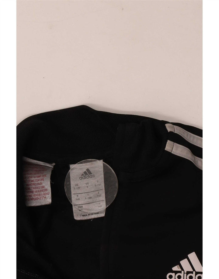 Giacca Top della tuta da ragazzo Adidas 9-10 anni Nera