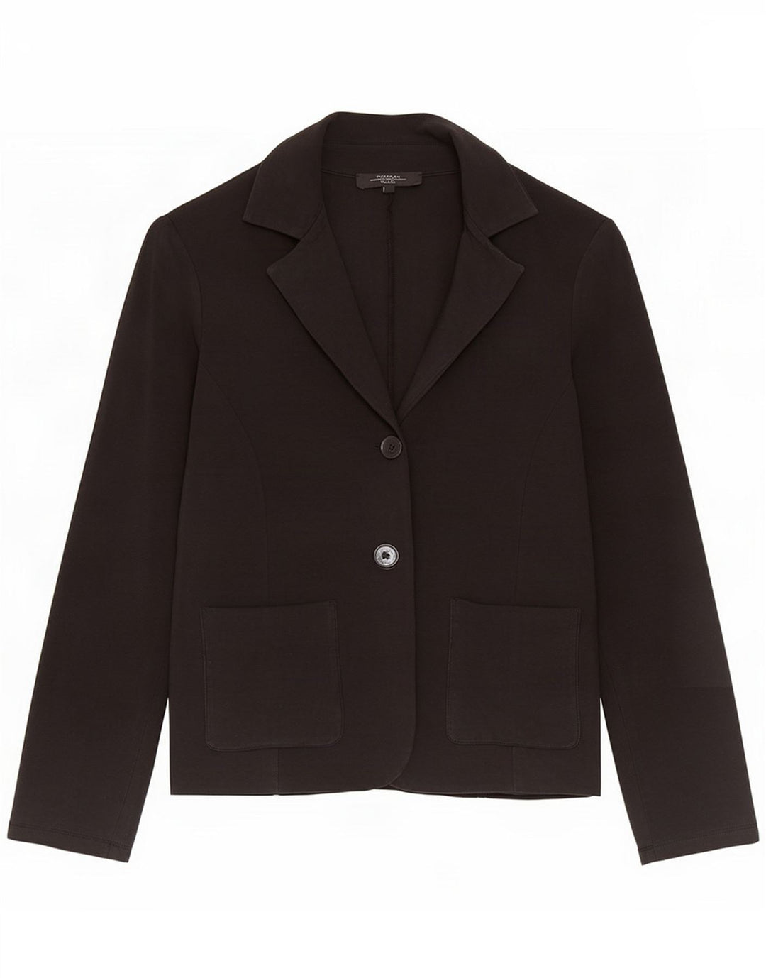 Max Mara Giacca blazer a 2 bottoni da donna Weekend UK 14 Large Black Lycra