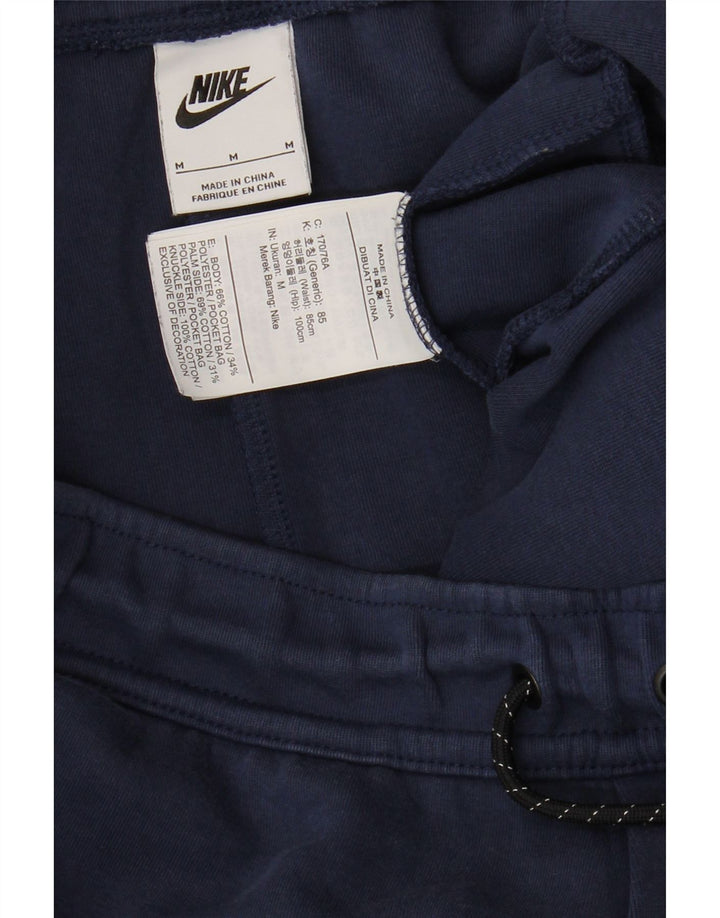 Pantaloni da tuta da uomo Nike Joggers medio cotone blu navy