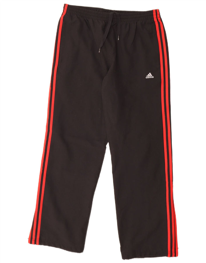 Pantaloni da tuta ADIDAS Climalite da uomo medio poliestere nero