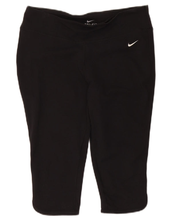 Leggings Nike Dri Fit Capri da donna UK 12/14 medio nero