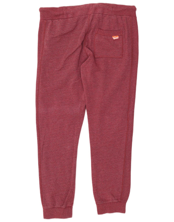 Pantaloni da tuta da uomo slim fit SUPERDRY Joggers XL in cotone bordeaux