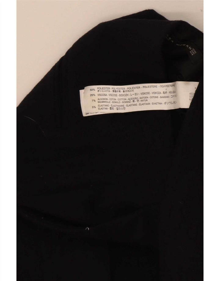 Pantaloni da abito slim da donna Zara XS W25 L27 poliestere nero