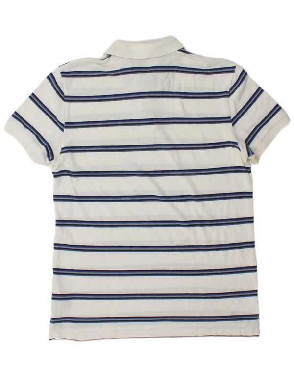 Polo da uomo Gap in cotone a righe grandi bianche