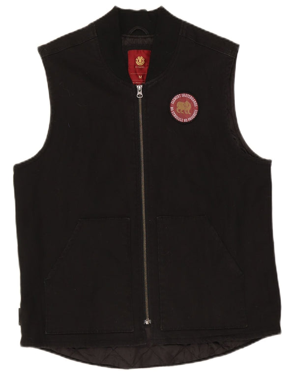 Gilet da uomo Element UK 38 cotone nero medio