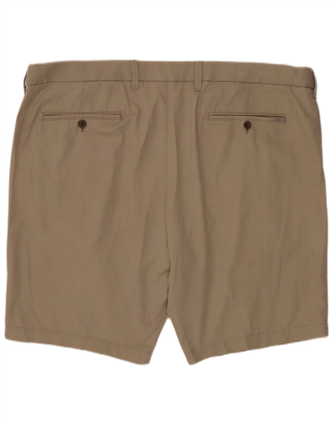 MARKS & SPENCER Pantaloncini chino da uomo W44 2XL Cotone beige