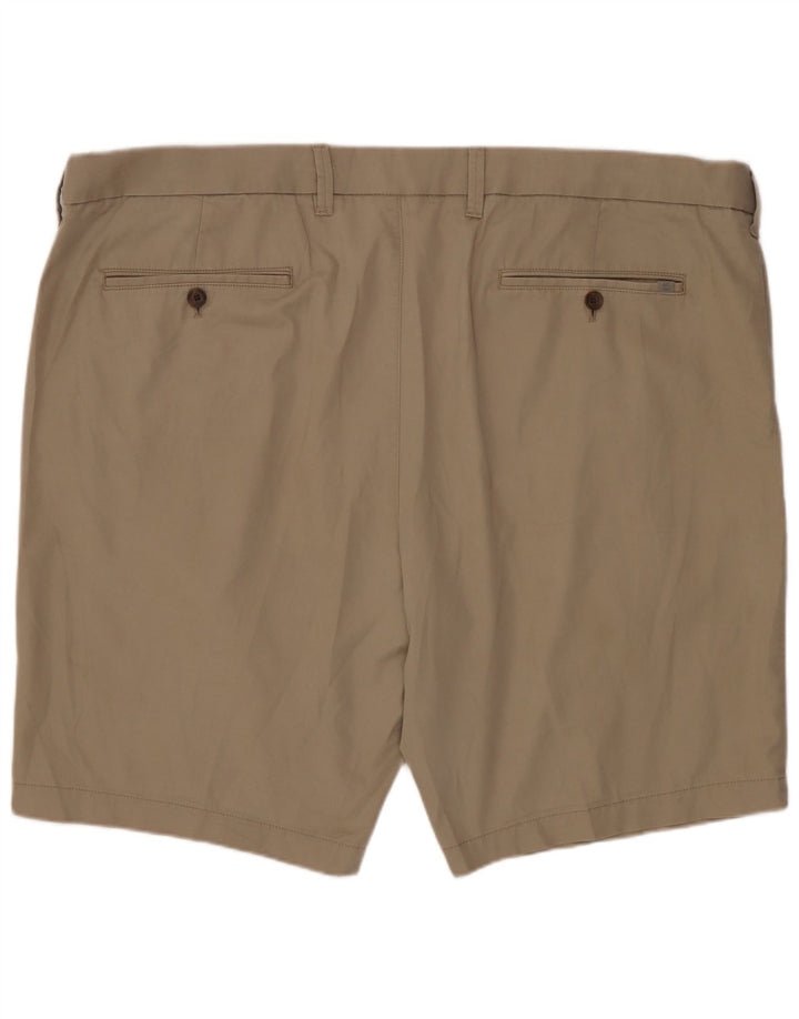 MARKS & SPENCER Pantaloncini chino da uomo W44 2XL Cotone beige