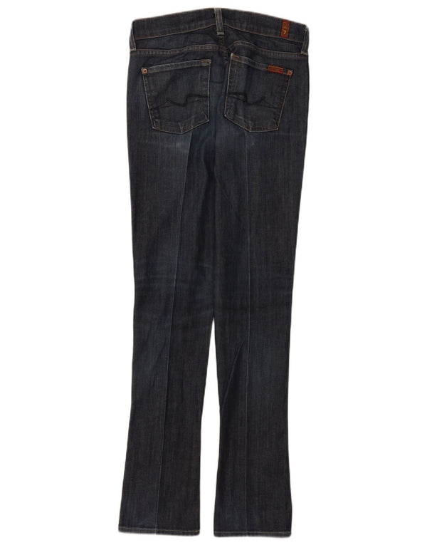 7 For All Mankind Jeans Roxy Slim Bootcut da donna W25 L32 cotone blu navy