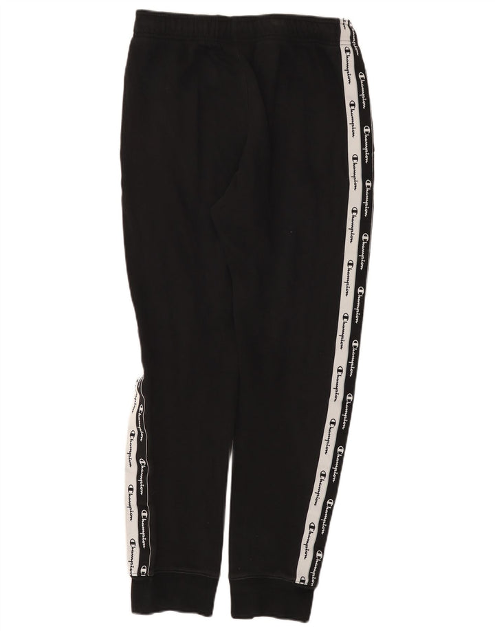 Pantaloni da tuta con grafica da uomo Champion Joggers piccoli neri