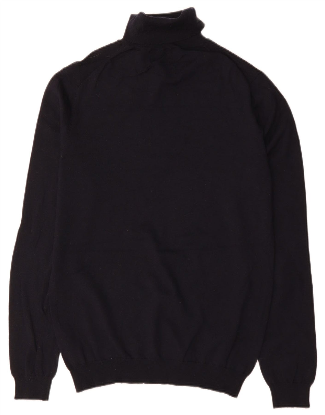 Maglione da uomo Reiss a collo alto in lana blu navy media