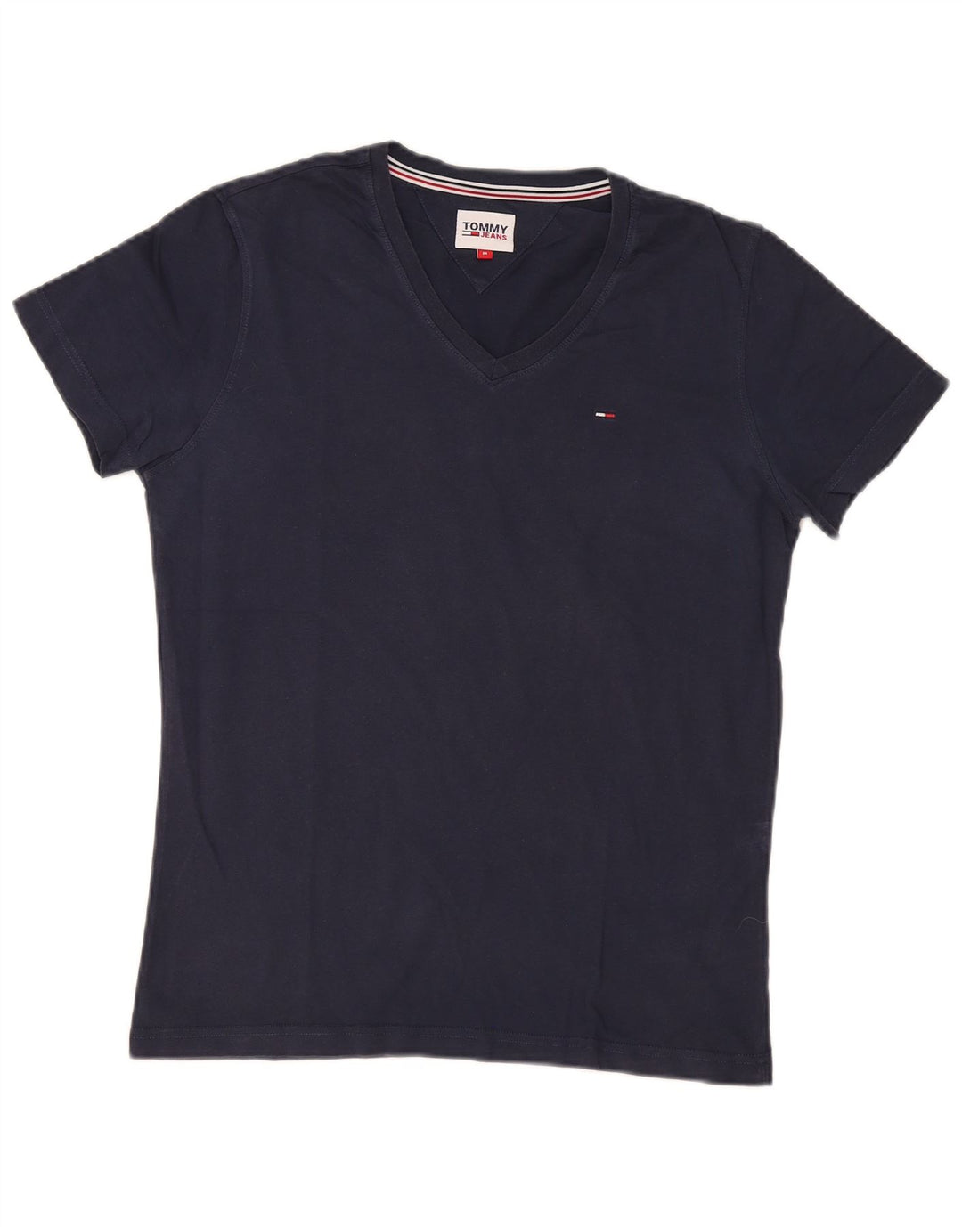 T-shirt da uomo Tommy Hilfiger Top in cotone blu navy medio