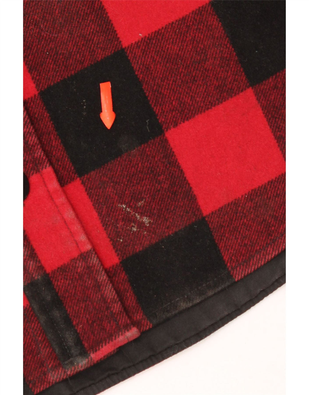 Camicia da uomo in flanella Nike Lumberjack XL rossa in lana a quadretti