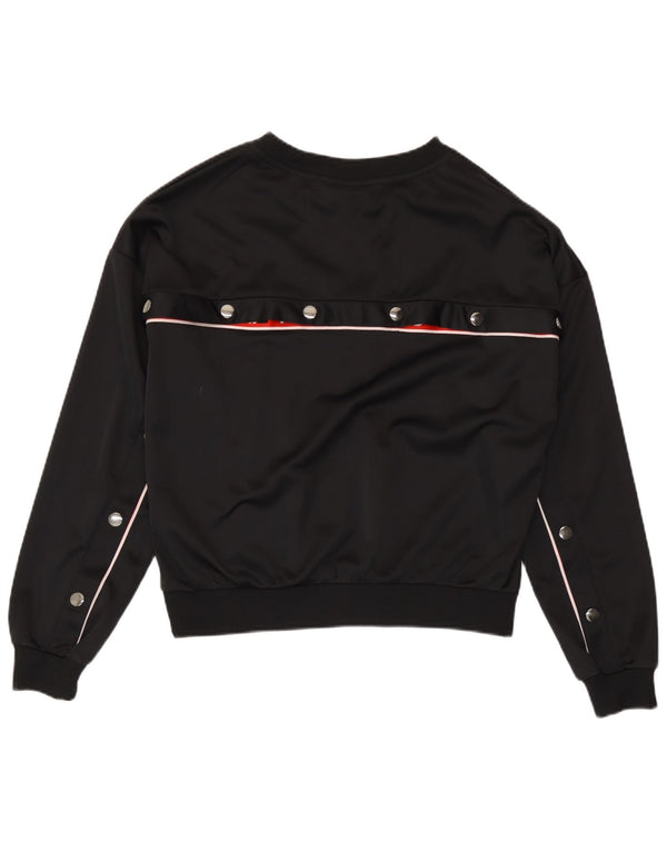 Felpa grafica da donna Fila Jumper UK 14 poliestere nero medio