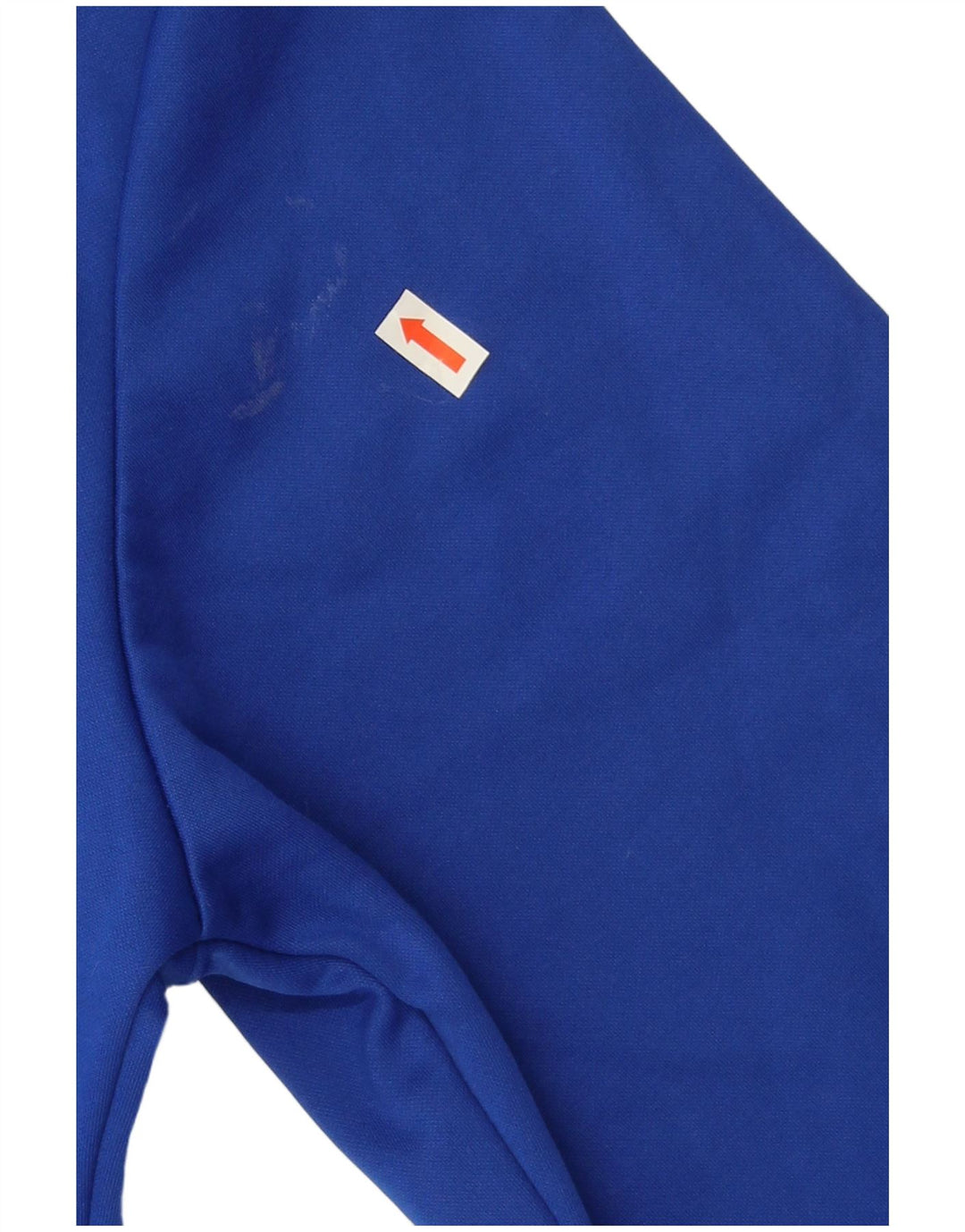 Felpa da uomo con collo con zip grafica Lotto Maglione grande poliestere blu