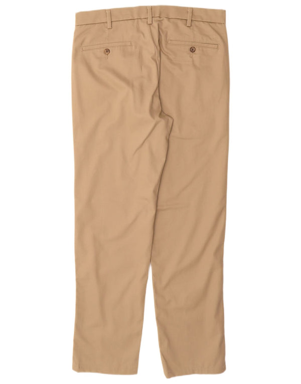 DOCKERS Pantaloni chino slim fit da uomo W32 L30 in cotone beige