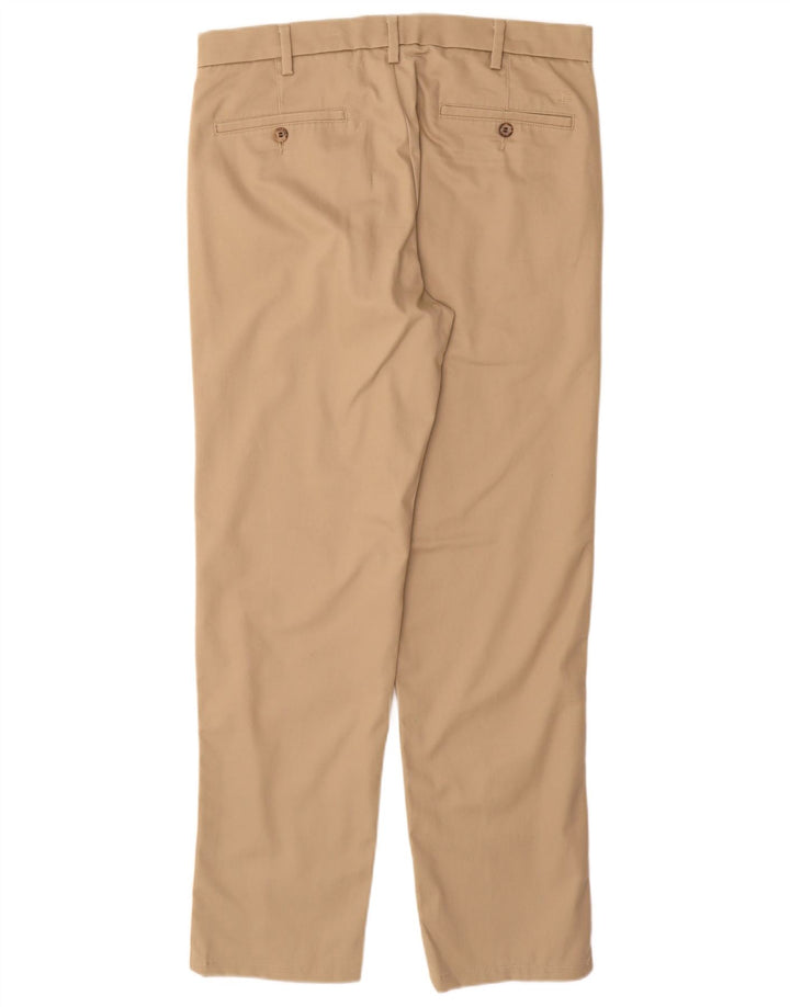 DOCKERS Pantaloni chino slim fit da uomo W32 L30 in cotone beige