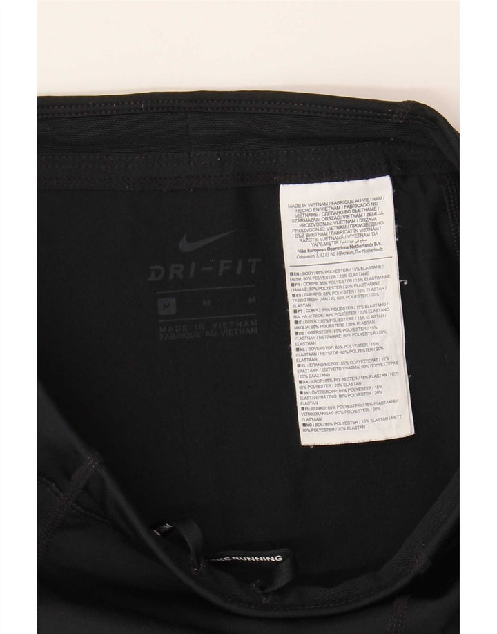 Leggings Nike Dri Fit da donna UK 12 medio nero poliestere