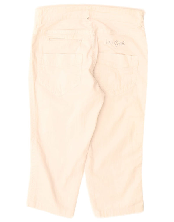 Jeans Capri per ragazze Liu Jo 13-14 anni W26 L19 bianco sporco