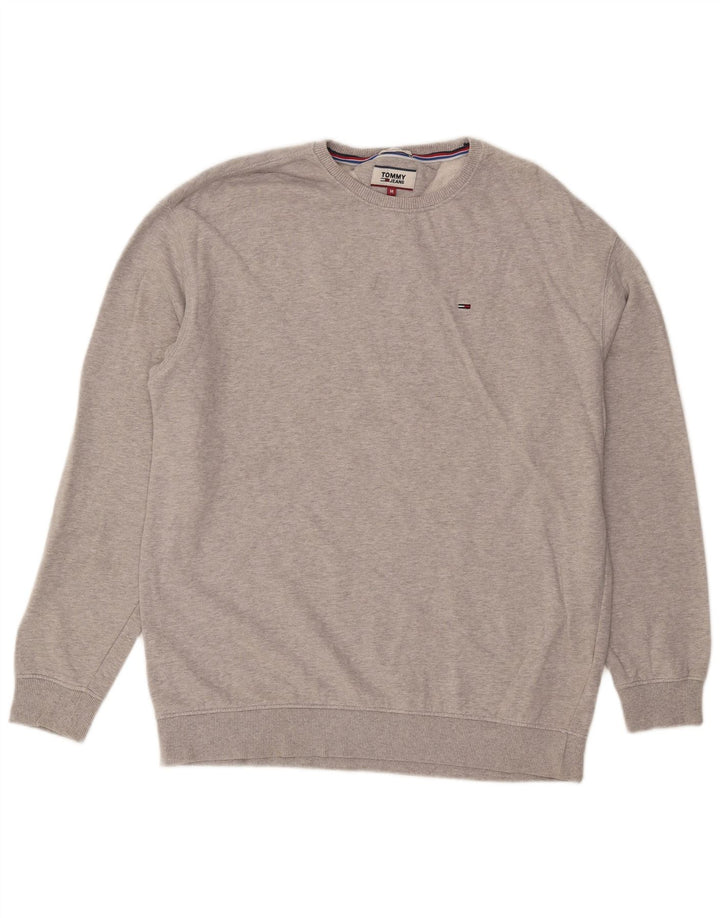 Tommy Hilfiger Uomo Felpa con vestibilità rilassata Maglione Cotone grigio medio