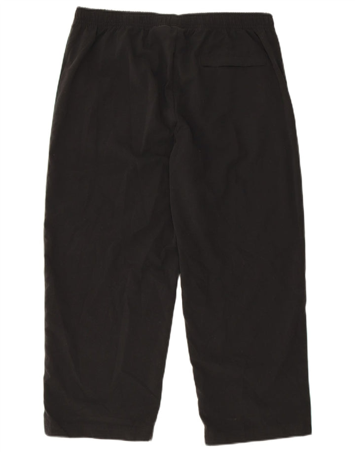 Pantaloni della tuta Nike Capri da donna US 12/14 Large Black Colourblock