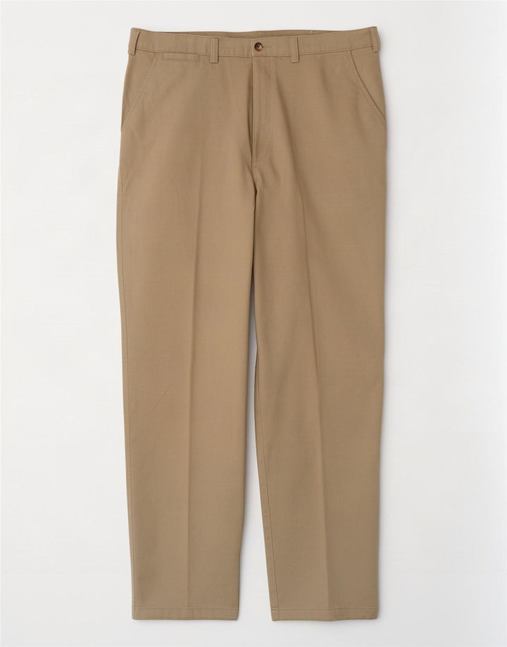 Pantaloni chino dritti da uomo di Cotton Traders W38 L31 Beige