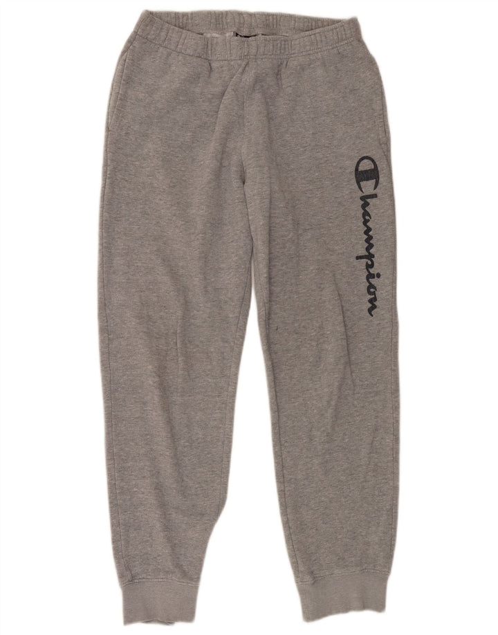 Pantaloni da tuta con grafica Champion da uomo, pantaloni da jogging, XS, colore grigio
