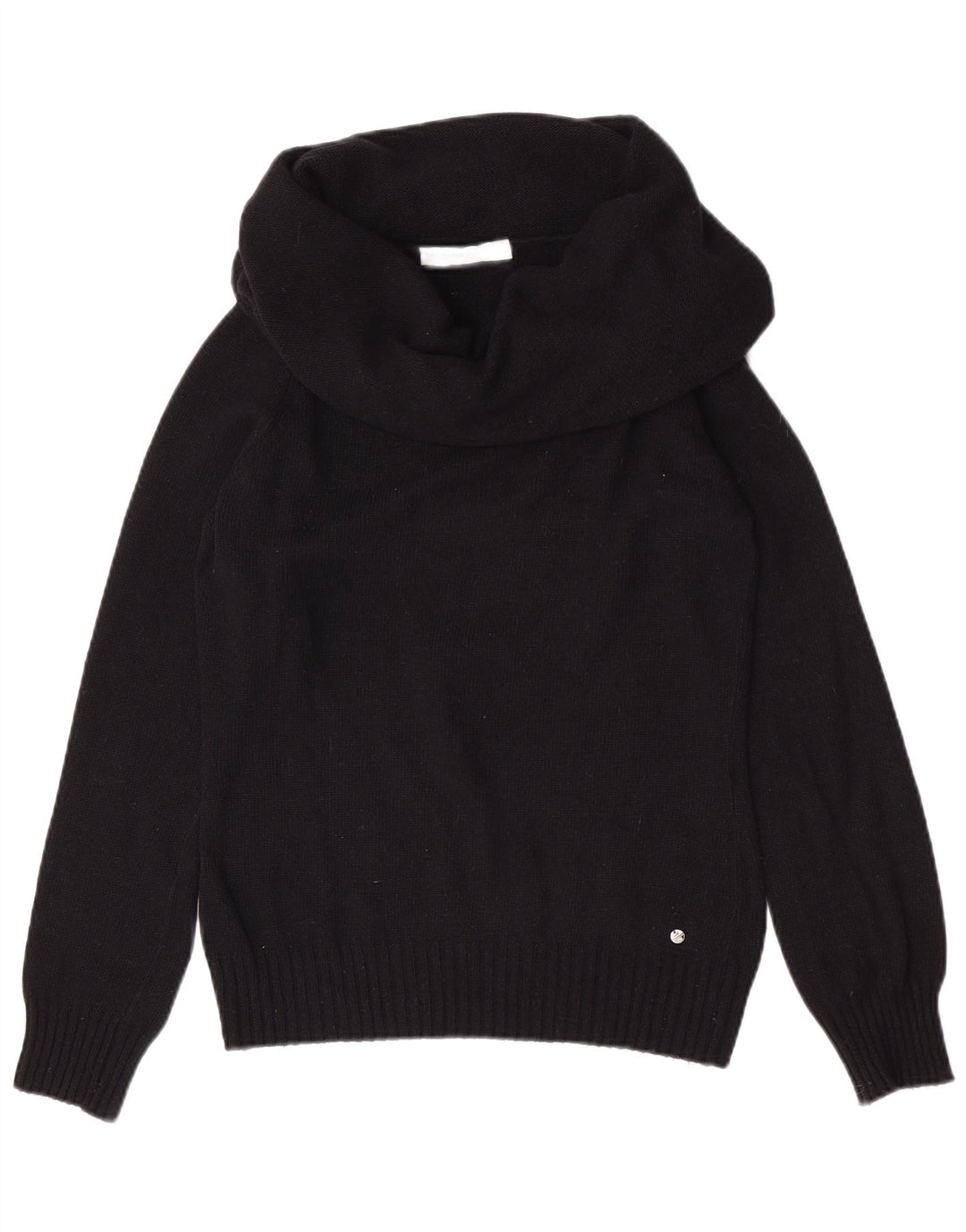 Maglione maglione a collo alto da donna North Sails UK 8 piccolo Angora nero