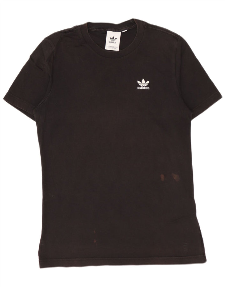 T-shirt ADIDAS da uomo Top piccola in cotone nero