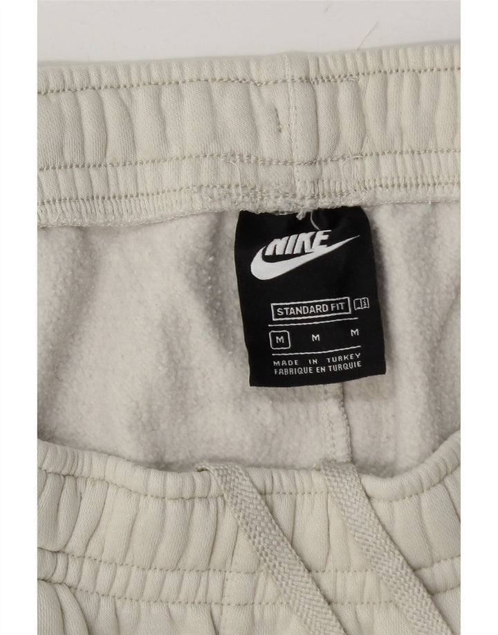 Pantaloni da tuta da uomo Nike Standard Fit Joggers cotone bianco medio