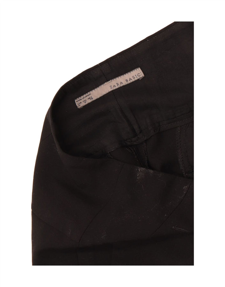 Pantaloni casual dritti da donna Zara medi W28 L32 neri