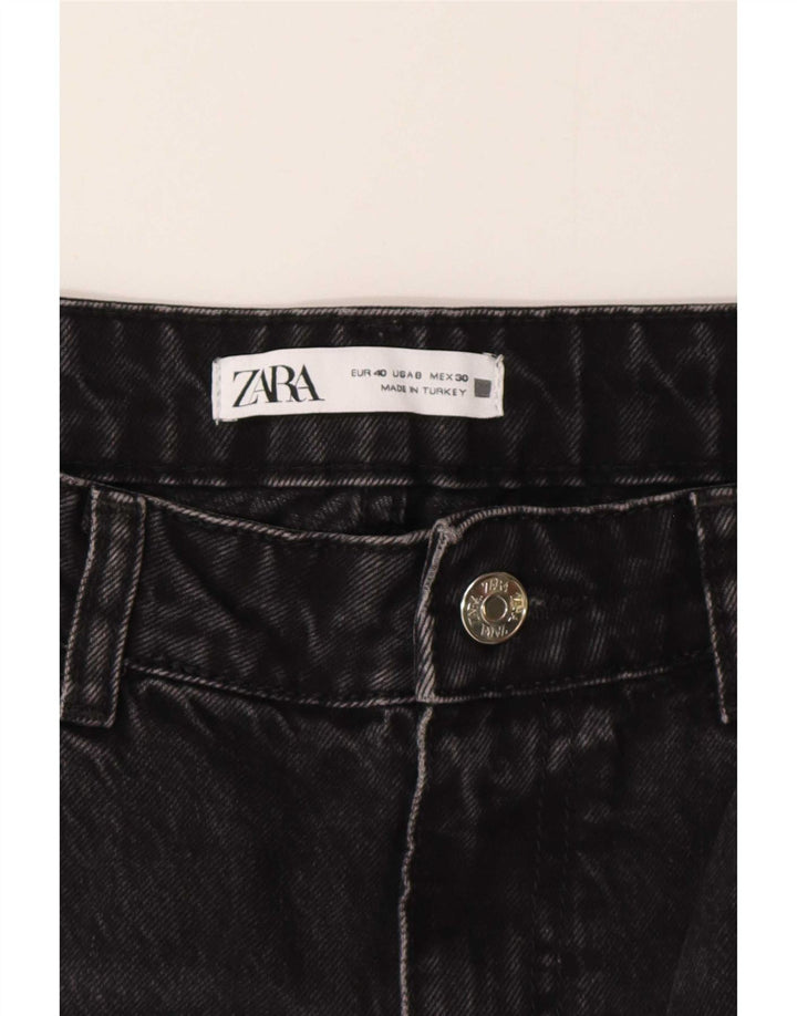Jeans dritti da donna Zara EU 40 medio W30 L31 cotone nero