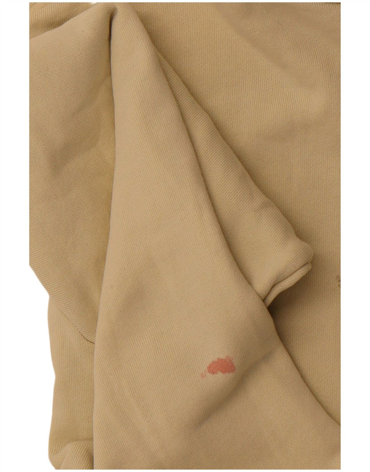 Maglione con cappuccio grafico da uomo ADIDAS in cotone giallo medio