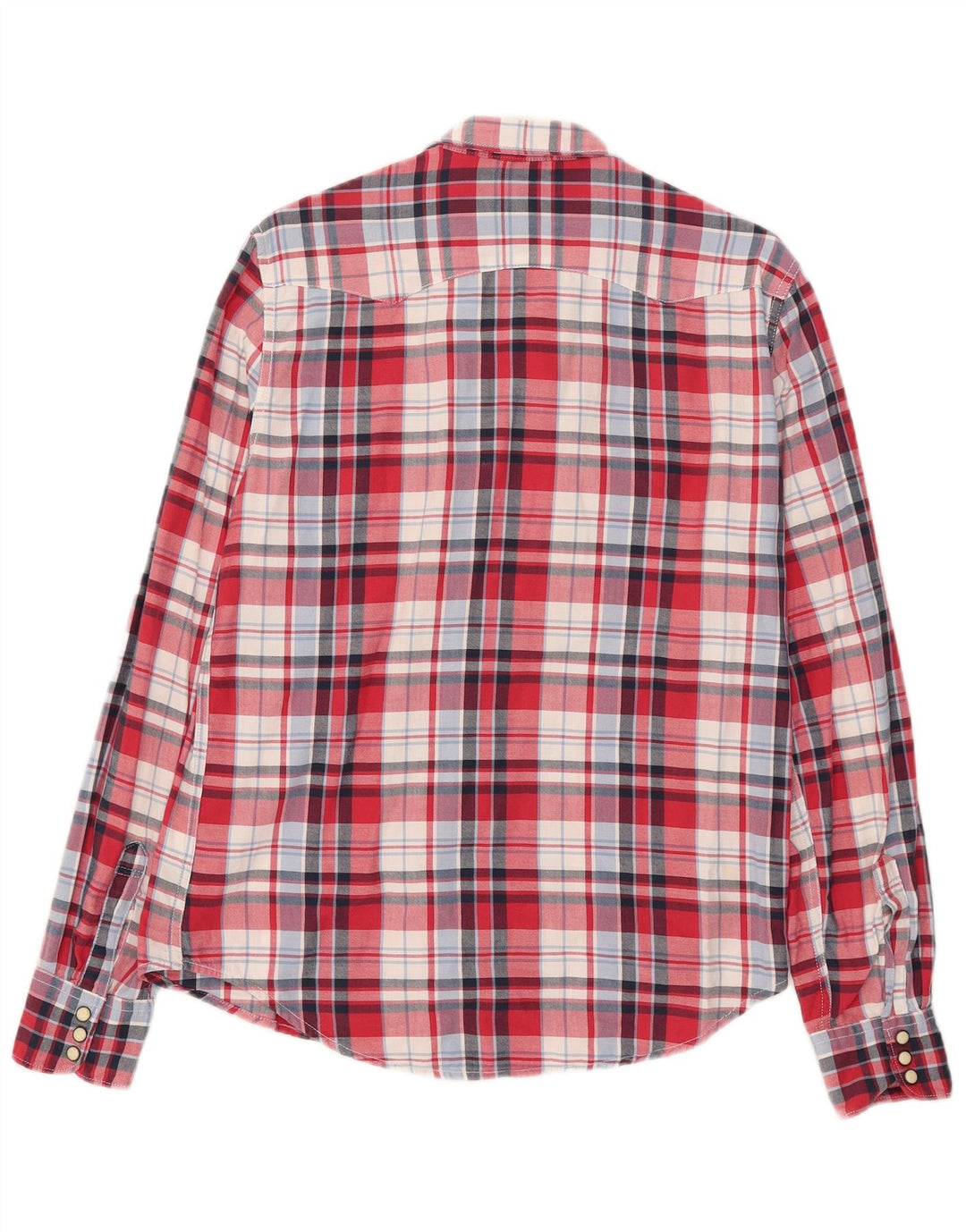 Camicia da donna Levi's UK 14 cotone a quadri rossi medi