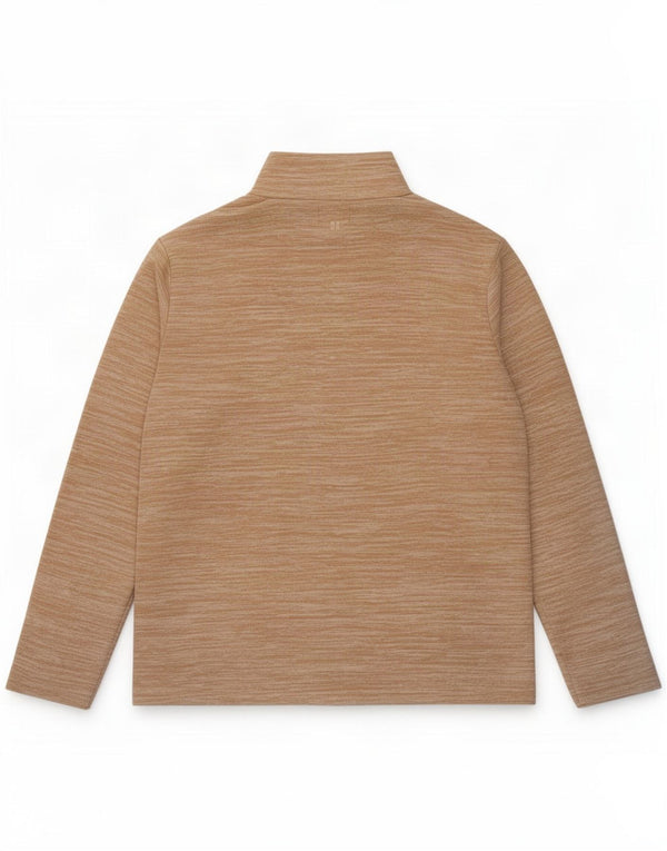 Maglione in pile da donna con collo e zip Mountain Warehouse UK 18 XL Beige screziato