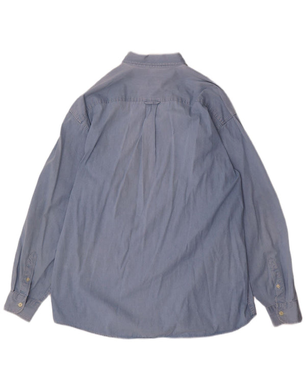 Camicia da uomo Dockers XL in cotone blu