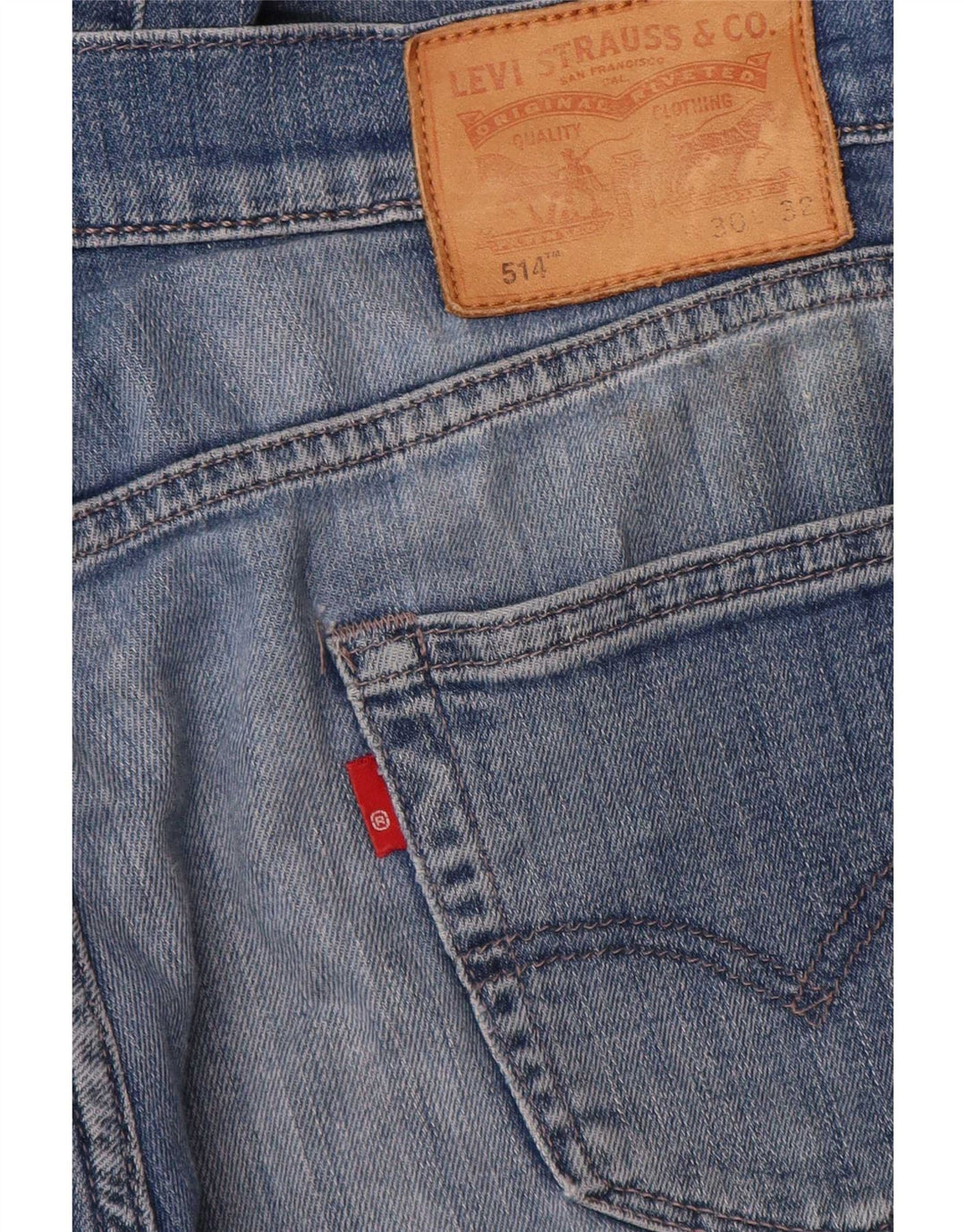 Levi's Uomo 514 Jeans dritti W30 L32 Blu