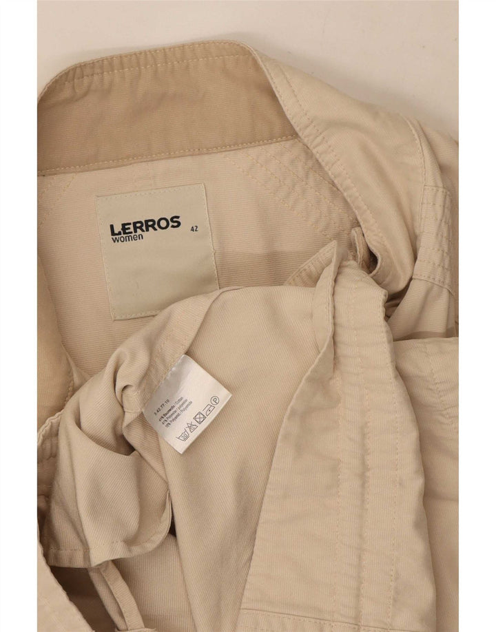 Gilet Donna Lerros IT 42 Cotone Beige Medio
