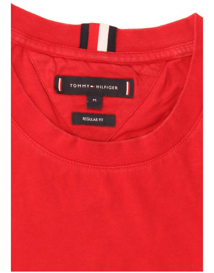 T-shirt da uomo con vestibilità regolare Tommy Hilfiger Rosso medio